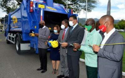 PM Hands Over 20 New Garbage Trucks To NSWMA